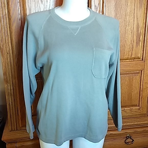 Eddie Bauer Sweaters - Eddie Bauer sage sweater sz medium